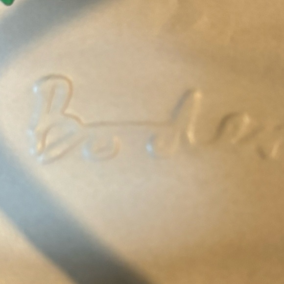 Boden Green Suede Slingback Heels with Multicolor Gem Accents - Picture 11 of 13